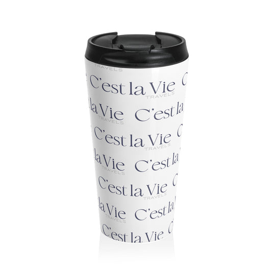 C'est la Vie Stainless Steel Travel Mug